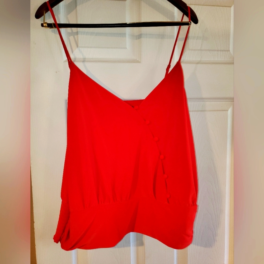 WHBM Super Cute Red Tank Top Size XL